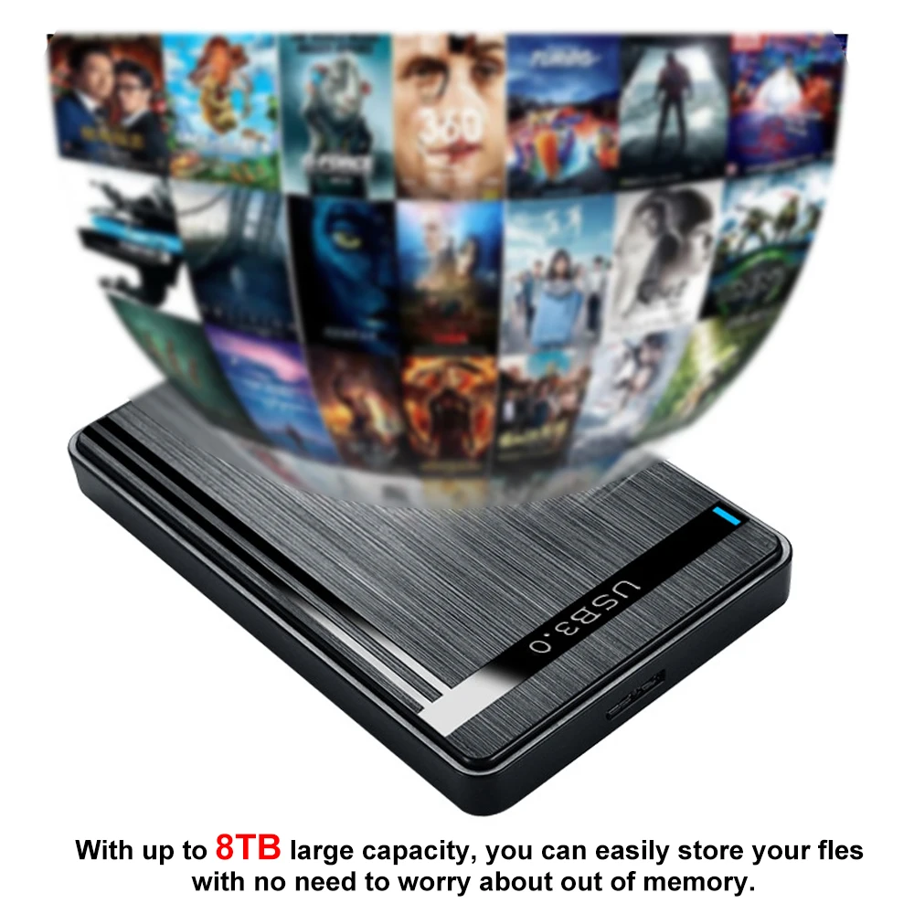 Caja de disco duro externo tipo C, carcasa de disco duro SATA a USB3.1 3,0 de 2,5 pulgadas, caja de almacenamiento de disco HD 2 en 1 de 6Gbps para PC, MacBook y portátil