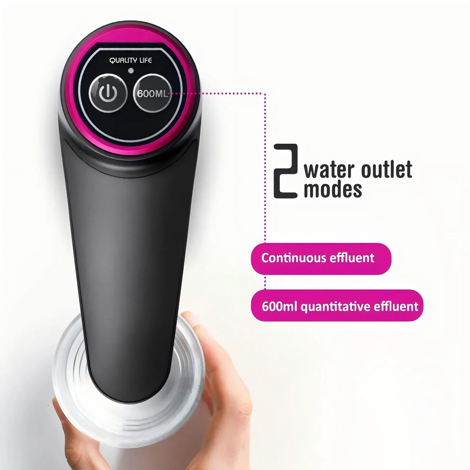 Bottled Water Automatic Water Feeder, Mineral Water Suction Quantitative Electric Water Pump, Rechargeable Water Dispenser