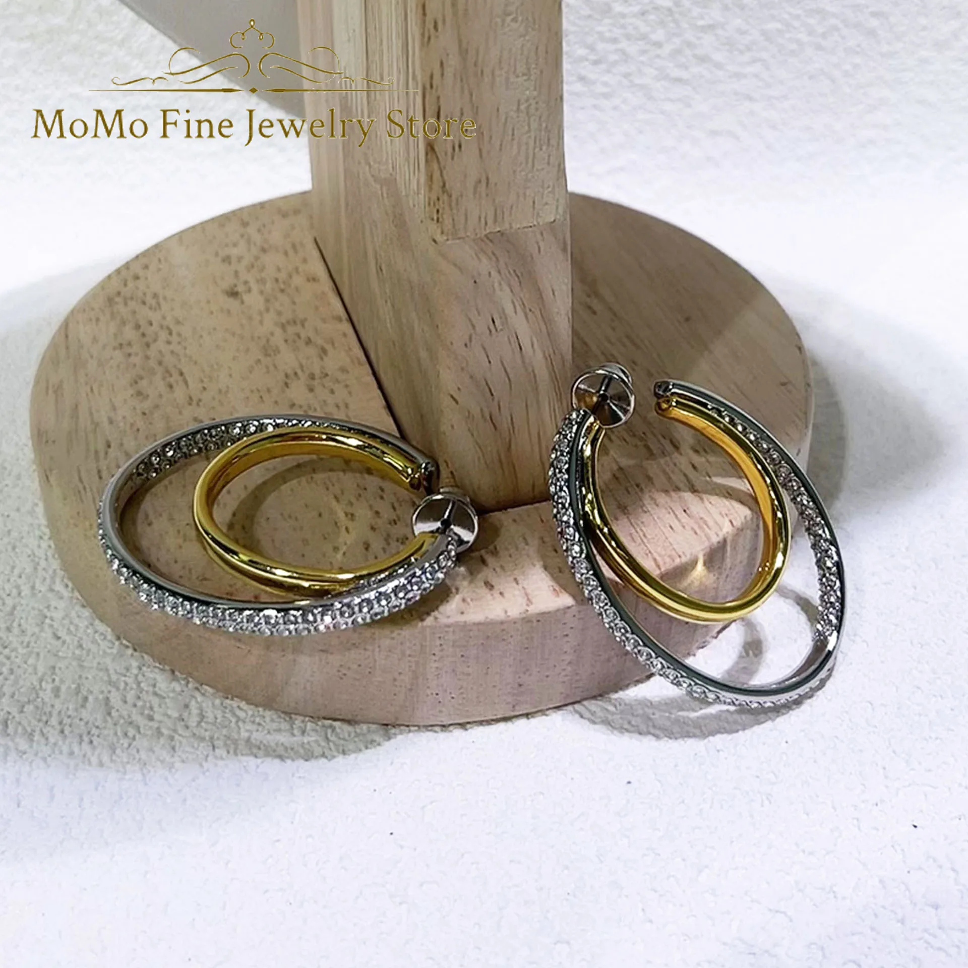 Original 2024 Fine Jewelry Set for Women Heart-shaped Necklace Bracelet Transfer Earring Cut Romantic Gift Free Shipping