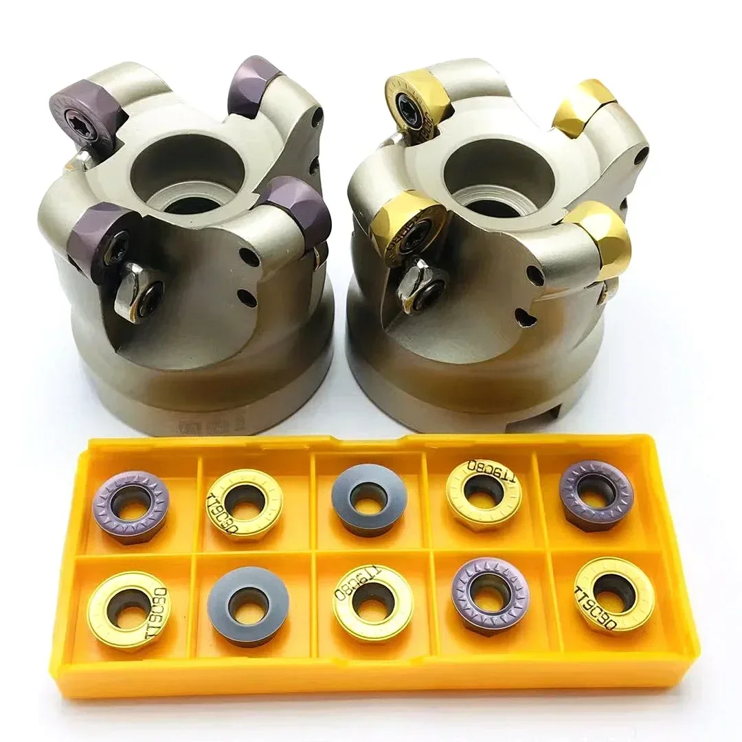 EMRW 6R 50 22 EMRW 6R 63 face milling cutter indexable milling tool holder CNC lathe machine tool for RPMT1204 turning inserts view 6