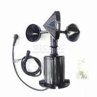 30m/s Weather Station Outdoor 3 Cup Anemometer Sensor Polycarbon Fiber Wind Speed Transmitte Sensor Output RS485 4-20MA 0-5V