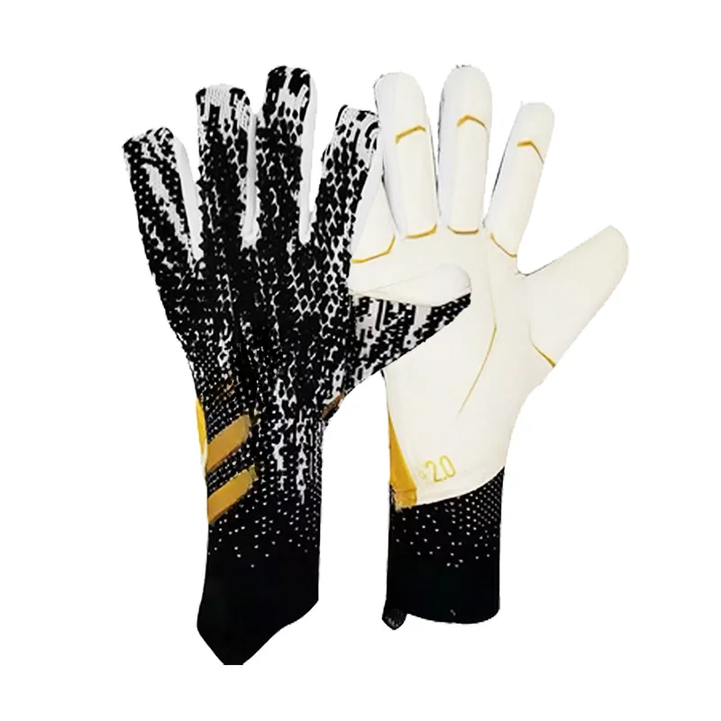 2024 New Latex Goalkeeper Gloves Thickened Football Professional Protection Adults Teenager Goalkeeper Soccer Goalie Gloves