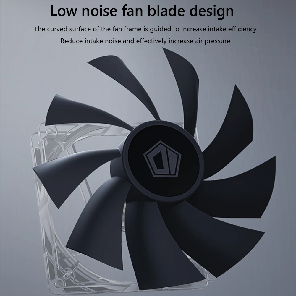 وحدة المعالجة المركزية برودة مروحة التبريد 12 فولت تيار مستمر PWM 4 دبوس الهيدروليكية تحمل المياه التبريد المبرد مروحة منخفضة الضوضاء مع امتصاص الصدمات بطانة حماية من السيليكون