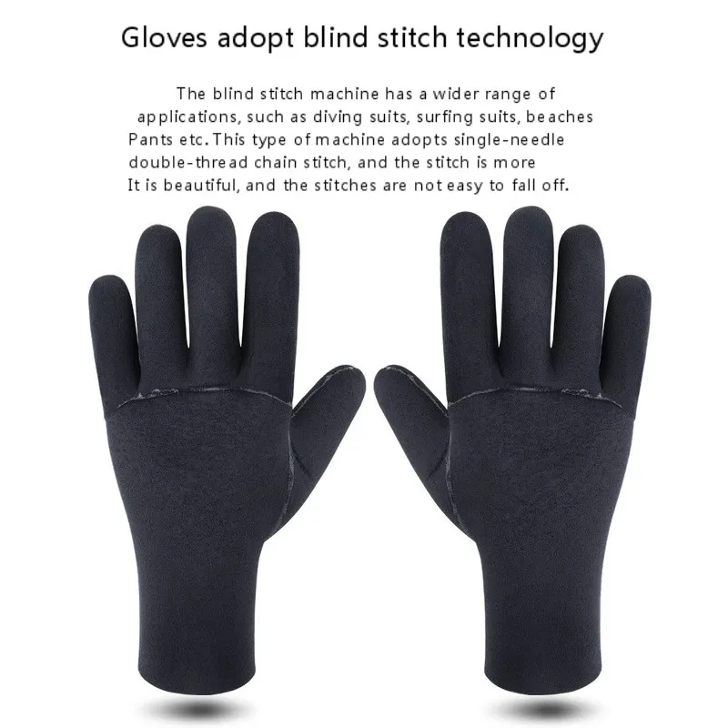 1 ペアのネオプレン手袋ダイビングウェットスーツ手袋 m サーマルウィンタースイムグローブシュノーケリングスキューバダイビングサーフィンカヤック用