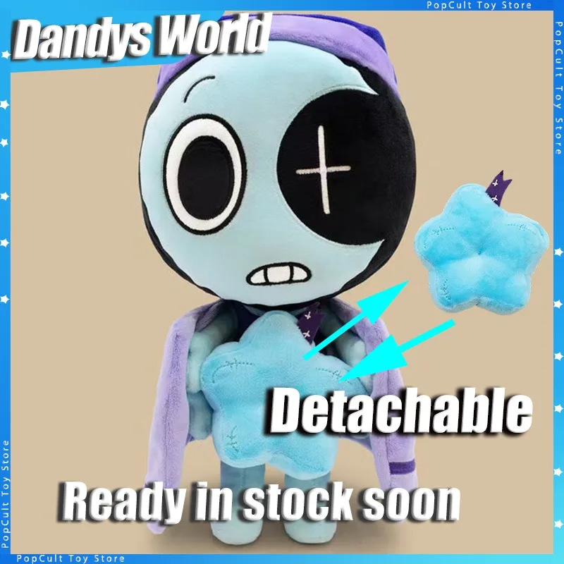 

Ready in Stock Soon Game Dandys World Astro with Plush Toy Kawaii Stuffed Dolls Cosplay Sofa Pillow Room Kids Christmas Gift