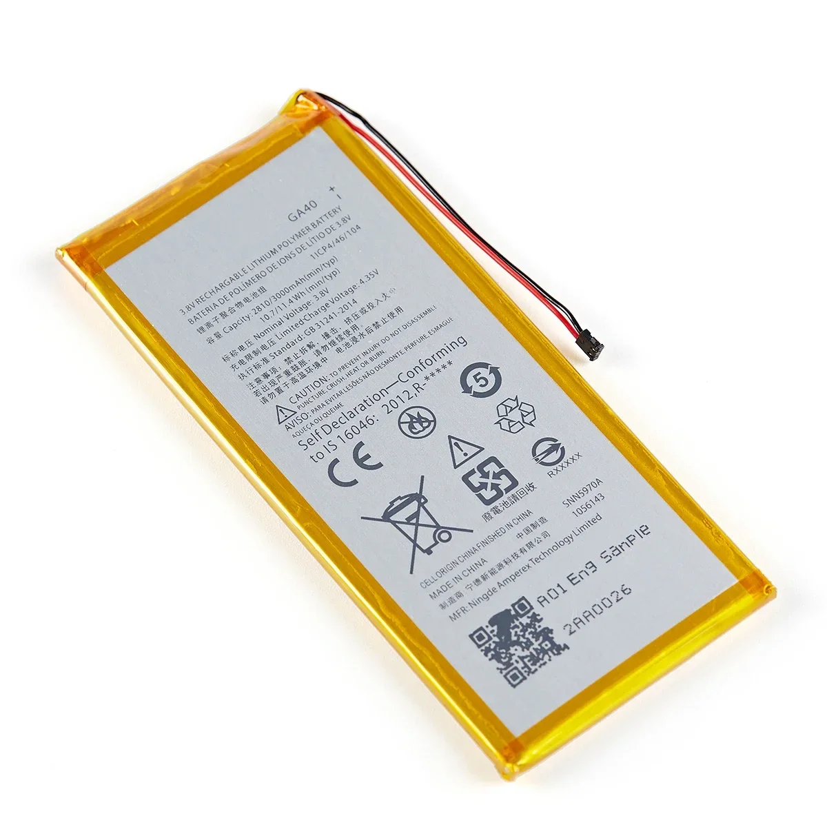 100% Original GA40 3000mAh Battery For Motorola Moto G4 /G4 Plus XT1625 XT1622 XT1644 XT1643 Mobile phone Batteries