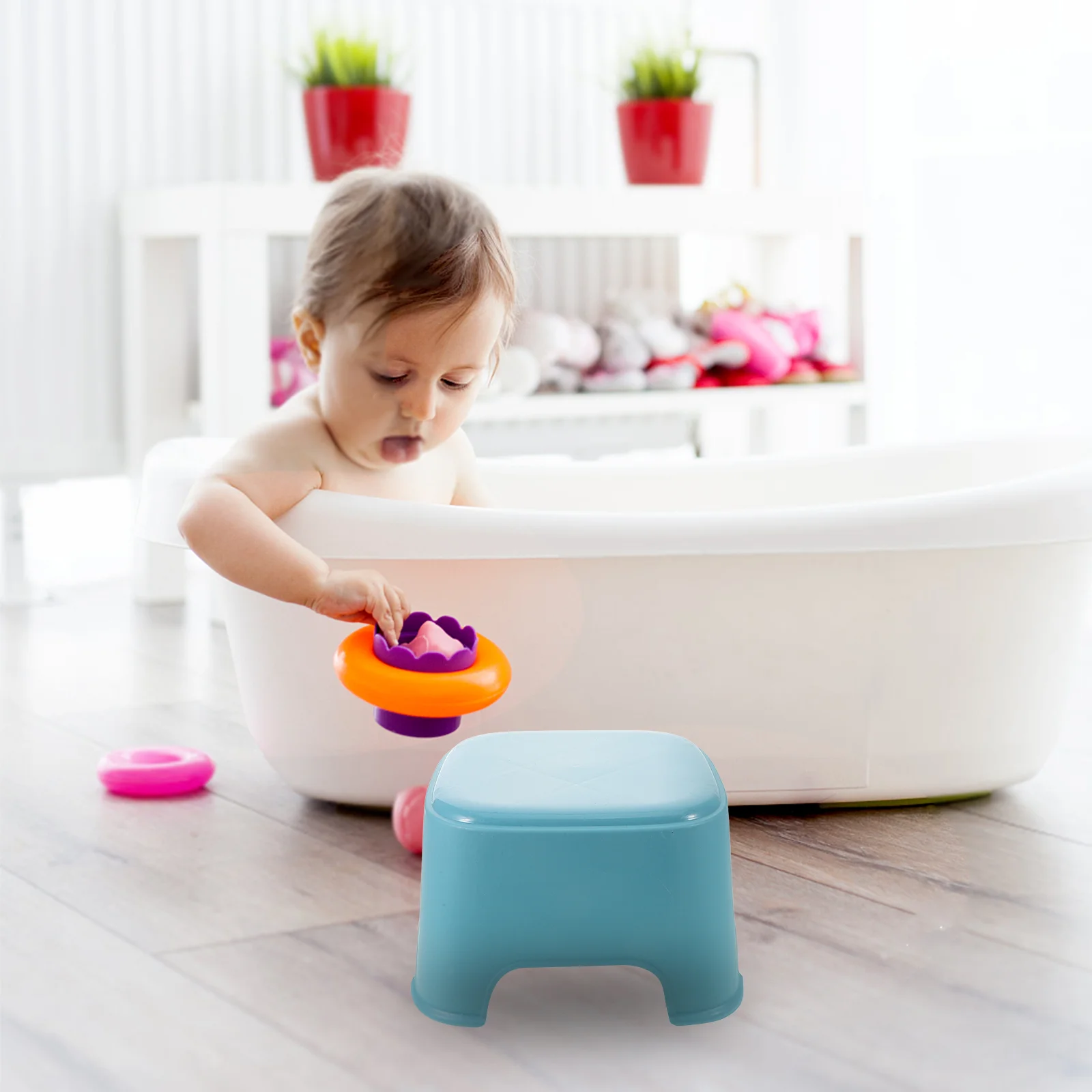 Chair Children's Stool Baby Toilet Squatting Plastic Kids Step for Bathroom Toddler