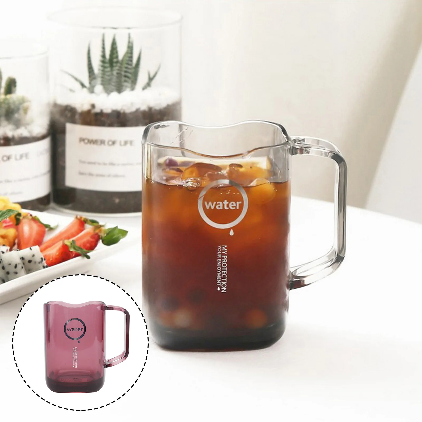 

1Pcs Water Cup Toothbrush Cup High-Quality Plastic Petal Mouth Design Smooth Crystal Clear Portable for Home Dormitory School