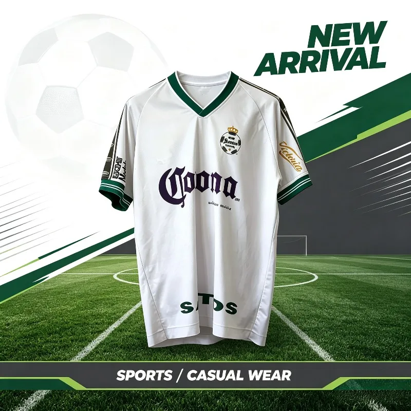 1997-98 Mexico Santos Laguna Retro Soccer Jersey Adults-kids Los Guerreros Football Shirt Fans Short Sleeve Sport Casual Clothes