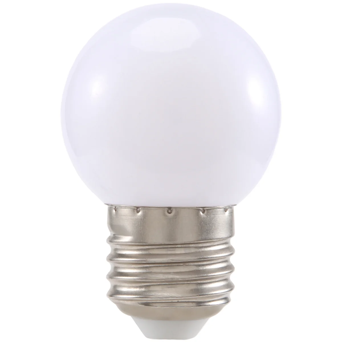 흰색 백열 램프 전구 장식 램프, E27, 0.5W, AC220V, 5 개