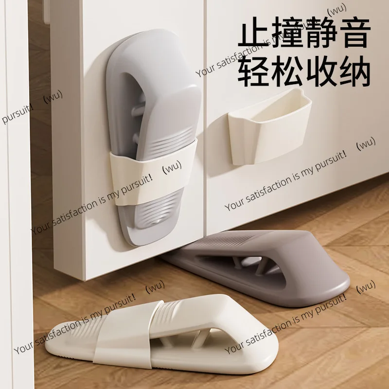 

Silicone door plug, door anti-collision card, windproof fixed plug can be stored, punching door stop