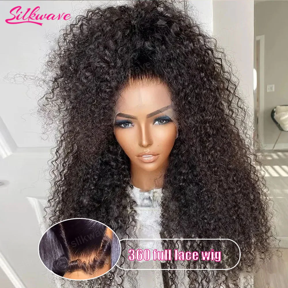 

34-дюймовый парик из натуральных бразильских волос с глубокой волной, 360-градусным полным кружевом, плотностью 200%, предварительно выщипанный, с HD-кружевной передней частью 13x6, кудрявый парик для женщин
