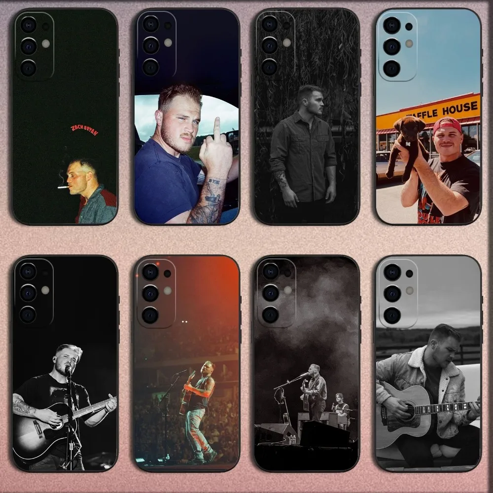 Singer Z-Zach Bryan Phone Case For Samsung S25,S24,S21,S22,S23,S30,Ultra,S20,Plus,Fe,Lite,Note,10,9,5G Black Soft Cover