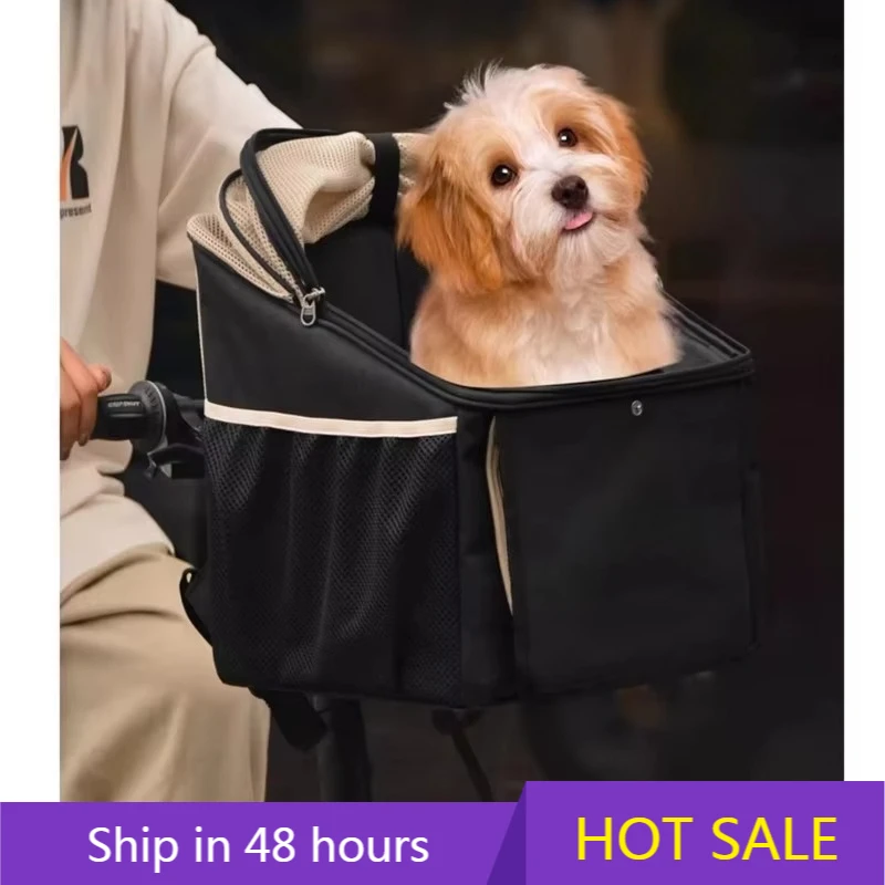 

POWER LEAPDahon DAHON Bike Pet Bag Dog Cat Holder Backpack Bicycle Bag Front Handlebar Dahon DH-1153