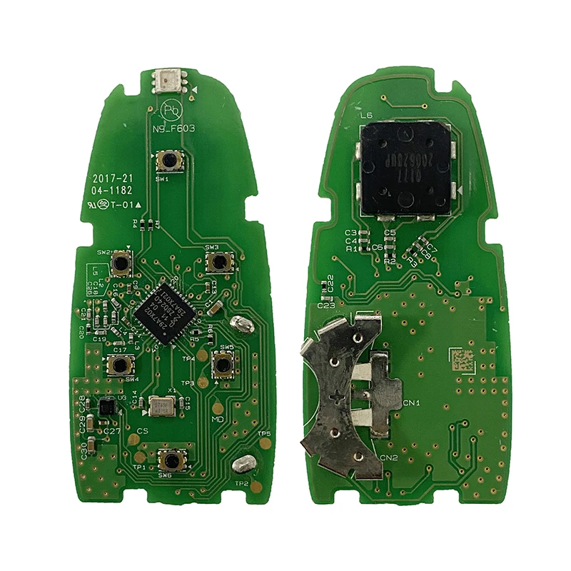 CN020230 oryginalny PCB 6 przycisk inteligentnego klucza dla Hyundai Santa Fe 2021 pilot zdalnego sterowania 433MHz HITAG 3 Chip FCCID 95440-S1540