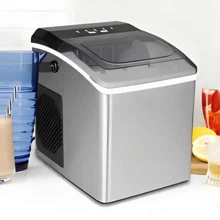 Portable Ice Make Machine Ice Machine for Commercial Home Bar Office Kitchen Appliances | Stainless Steel