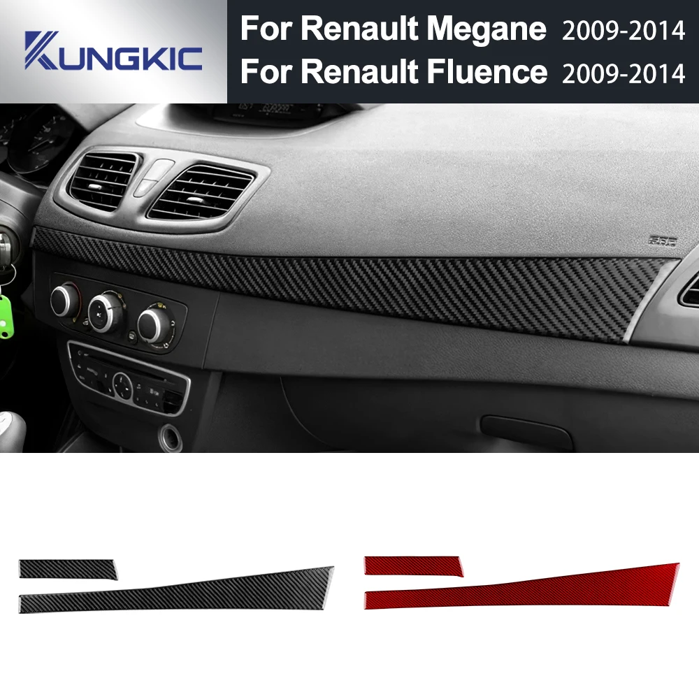 

Для Renault Fluence Megane RS 2009 2010 2011 2012 2013 2014 LHD RHD накладка на приборную панель из настоящего мягкого углеродного волокна, наклейка