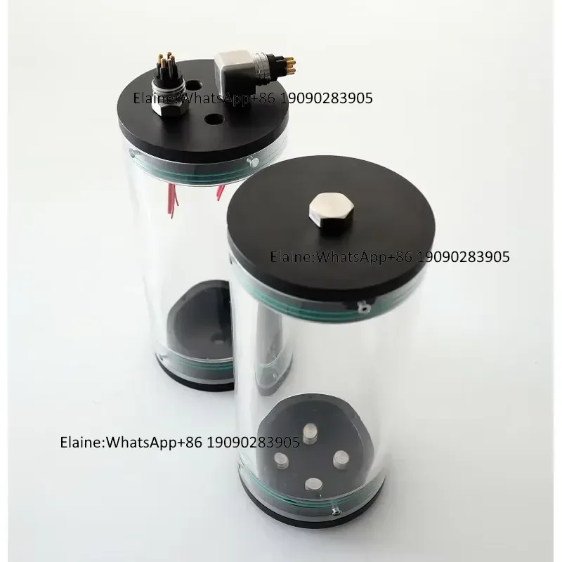 Underwater ROV observation sealed cabin made of transparent acrylic material with waterproof plug