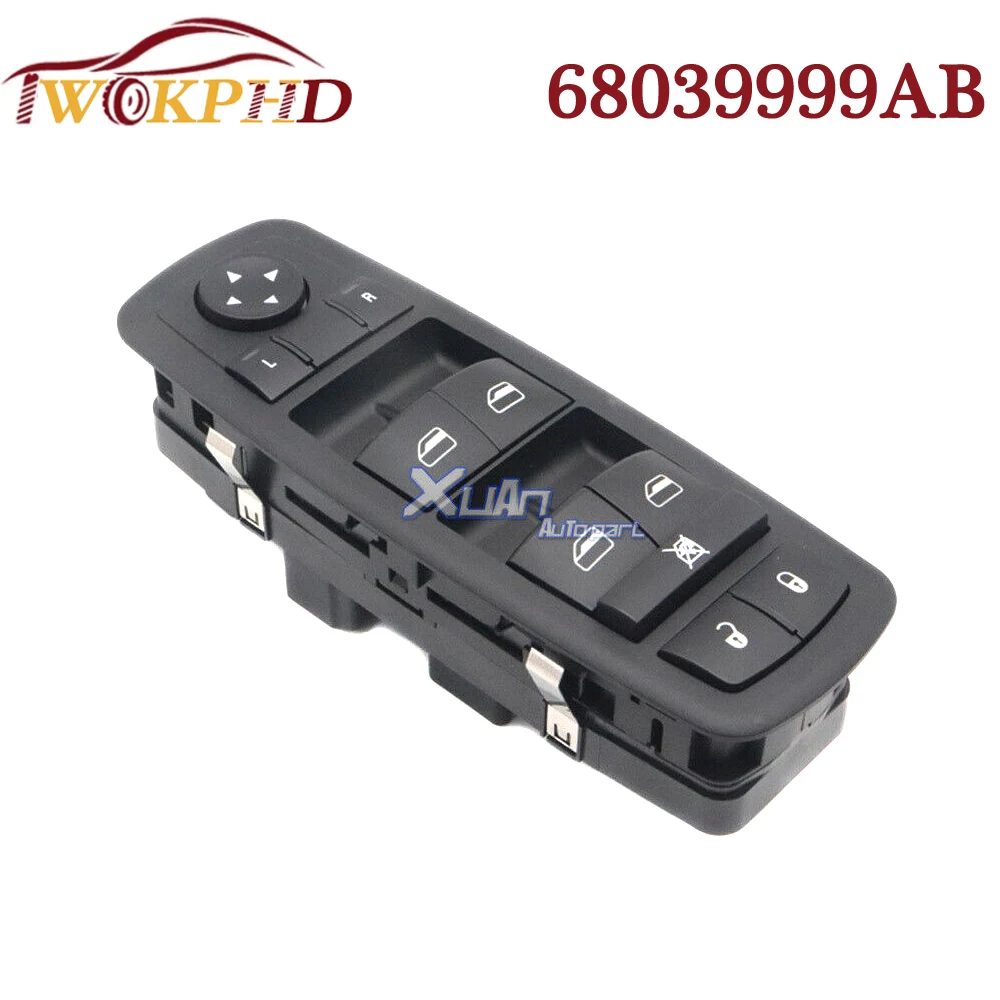 

68039999AB 68039999AC NEW Lifter Master Power Window Control Switch For Dodge Journey Chrysler Town Country Jeep Liberty 06-14