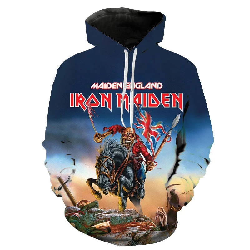 

Classic Gothic Vintage Horror Skull 3D Print Hoodie New Fashion Men's Sweatshirt Tops Hip-Hop Harajuku Men Autumn Pullover