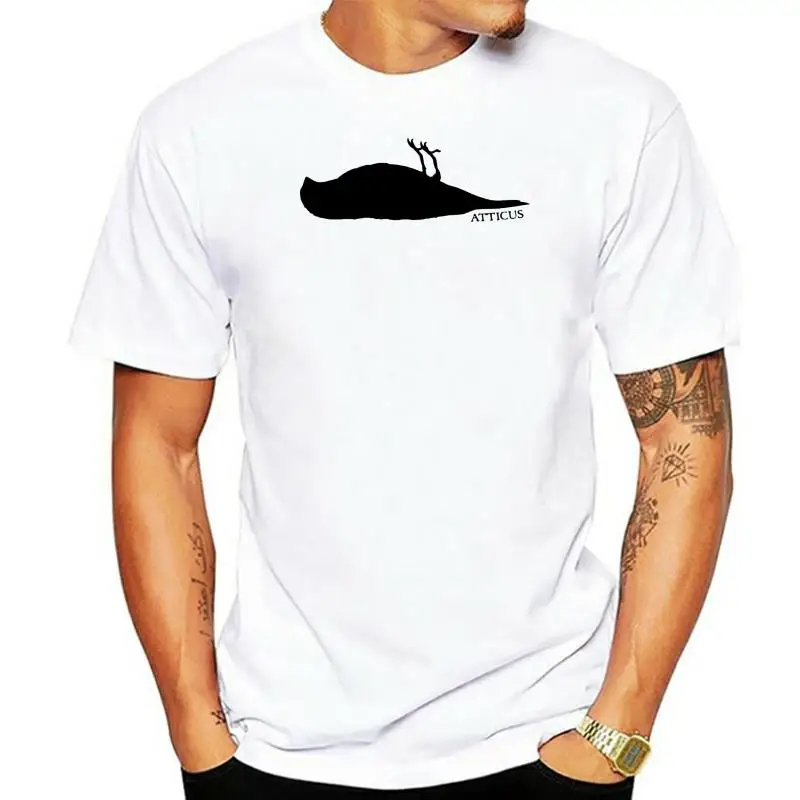 T-shirt Atticus Crow Logo para Homem, Oficial