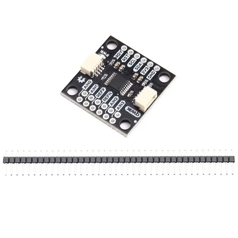 

Модуль преобразования аналогового сигнала в цифровой SPX-23455, 24-битный АЦП ADS1219, 4-канальный, 2.3-5.5В, частота дискретизации