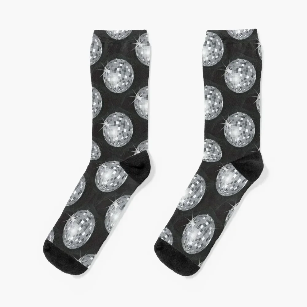 silver disco ball Socks winter gifts Soccer moving stockings Men's Women's Socks Men's