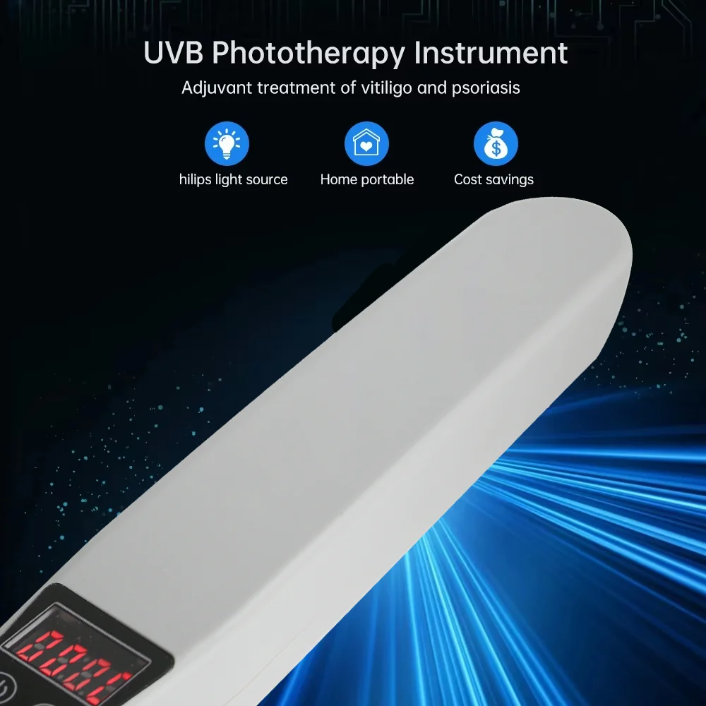 

UVB 311nm Phototherapy Lamp Laser Anti Vitiligo Psoriasis White Spot Vitiligo Treatment Ultraviolet Phototherapy Instrument Skin