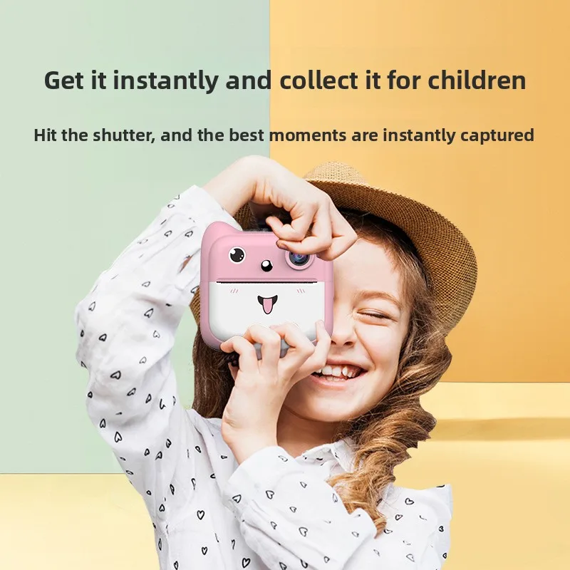 Cartone animato ad alta definizione con fotocamera digitale per bambini A25, può scattare foto, mini giocattoli per bambini, regali di compleanno