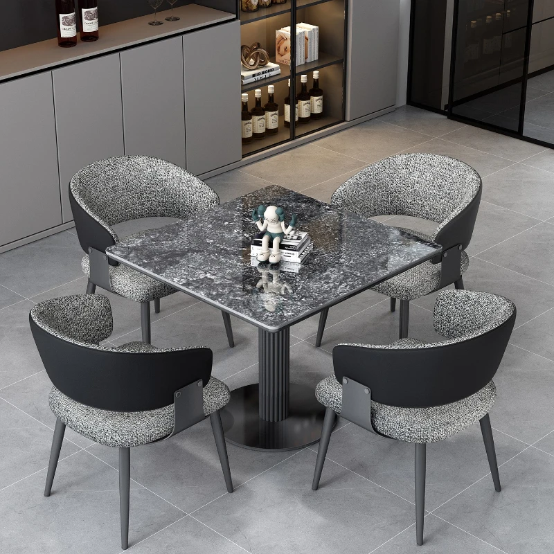 

Casual playing table Studio negotiation table Craft brew bistro Coffee bar Western restaurant Rock slab square