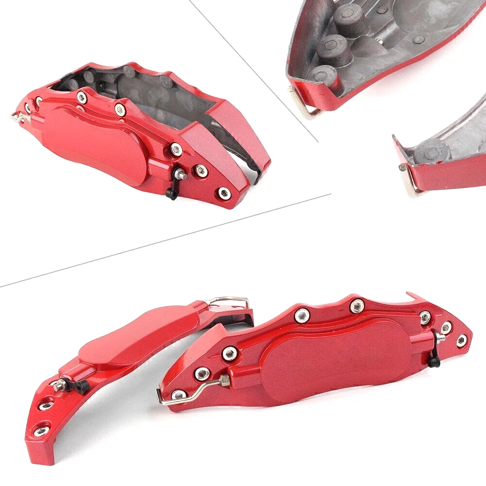 Universal Metal Brake Caliper Covers for Mercedes Benz Audi BMW VW, etc.Wheel Hub Brake Caliper Anti Dust Protective Disc Shell
