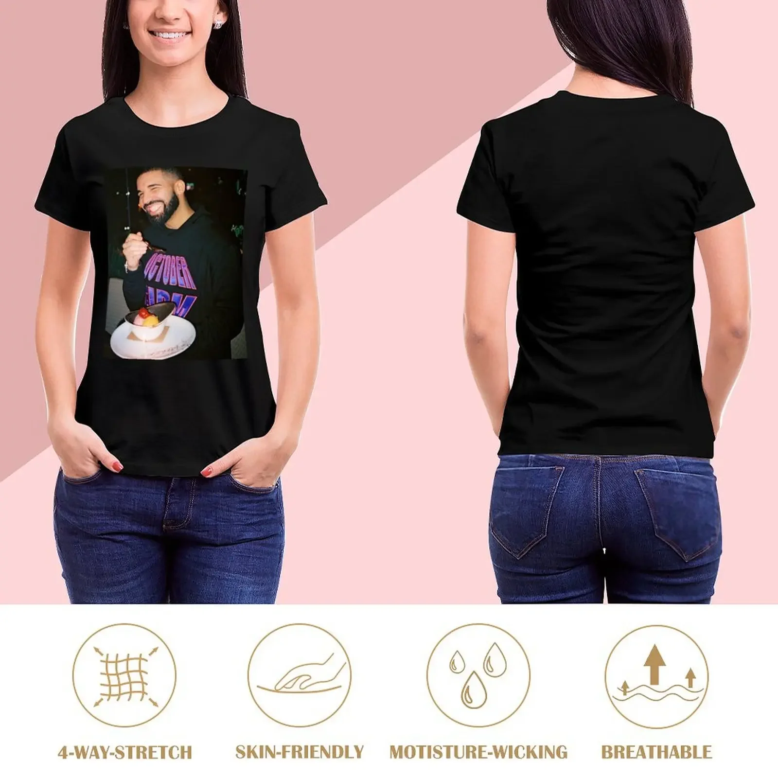 Drake being Drake T-shirt moda coreana vestiti estetici costanti progetta la tua maglietta da donna