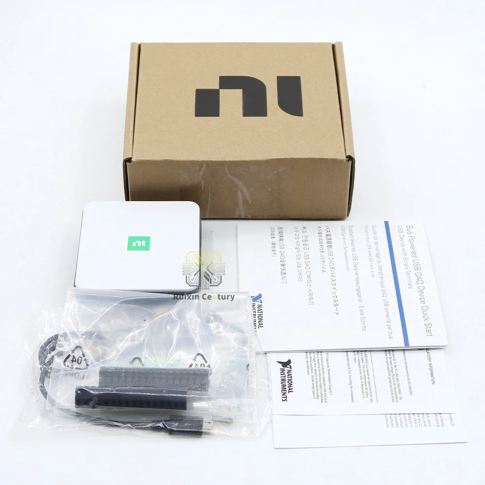 FOR NI USB-6001 Data Acquisition Card Multifunction DAQ Device 782604-01 20 kS/s 14-Bit 8AI 2AO 13DIO 32-Bit Counter Bus-Powered