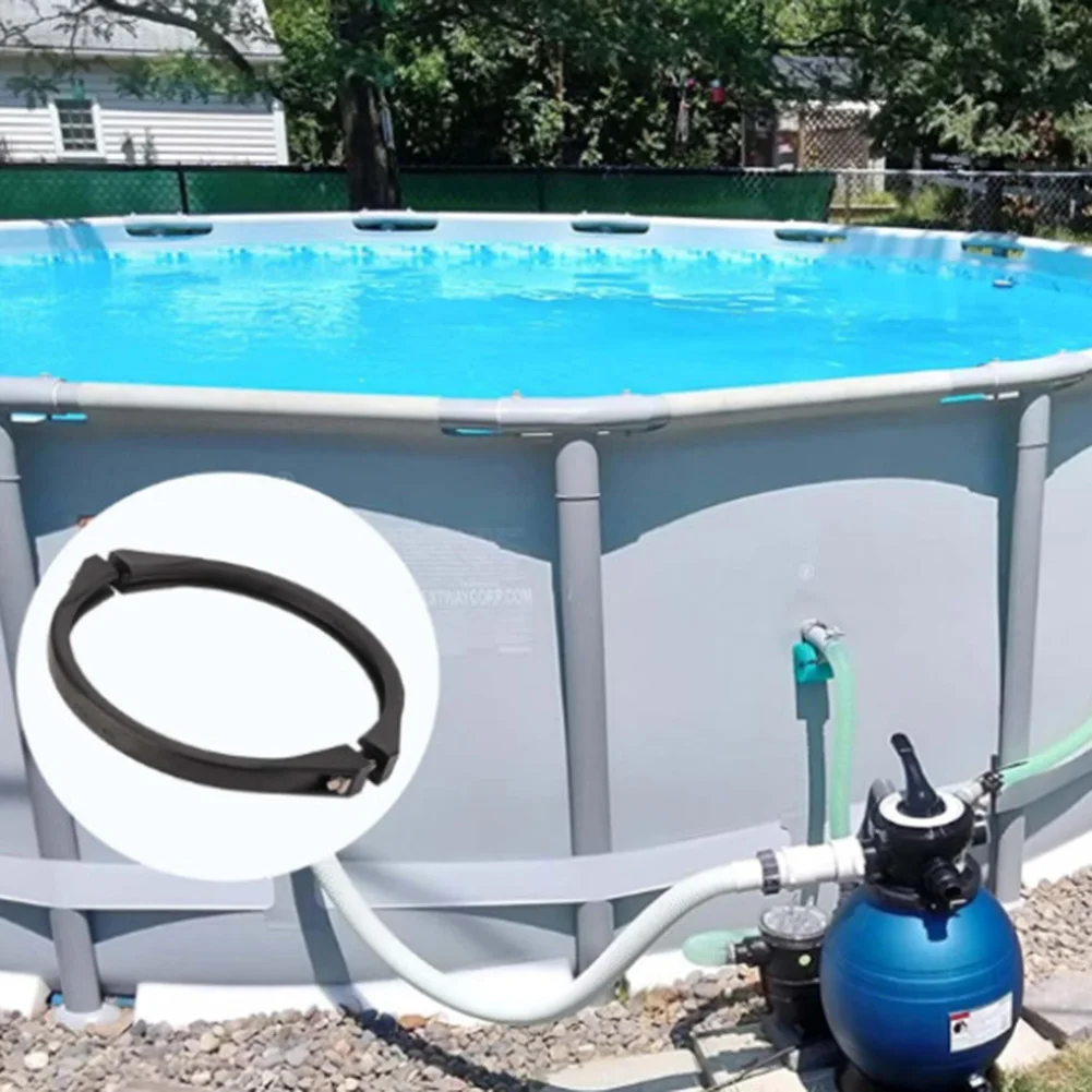 Swimming Pool Pump Clamp Belt  Swimming Pool Sand Filter Valve Replacement Parts  Flange Valve Clamp Garden Pool Equipment Parts