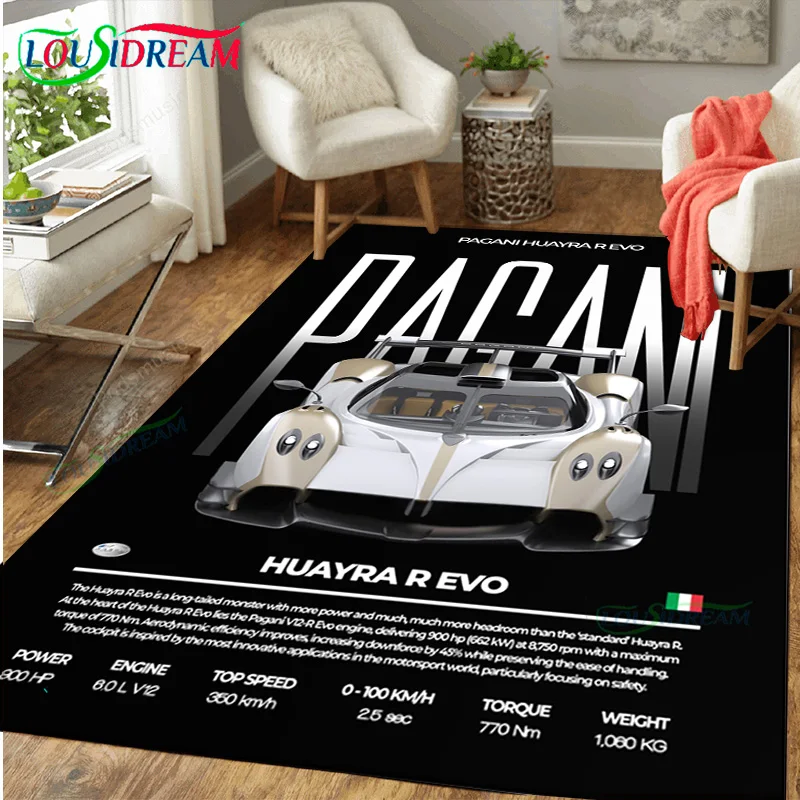 

Racing supercar aesthetics carpet large area rug for home bedroom living room game rugs soft floor carpets bathroom mat decor