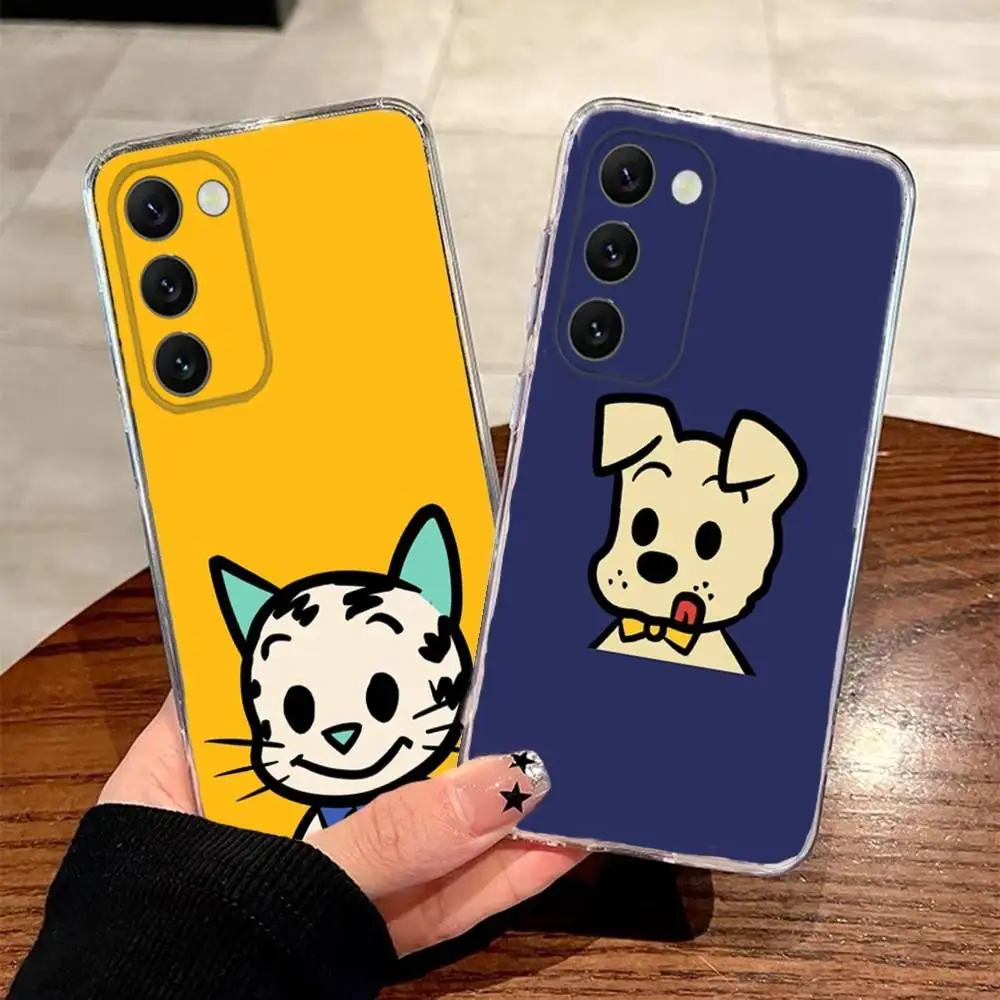 

O-Osamu Cute Goods Phone Case For Samsung S30,23,21,22,20 FE lite,S10,9,PIus Note20ultra Soft Transparent