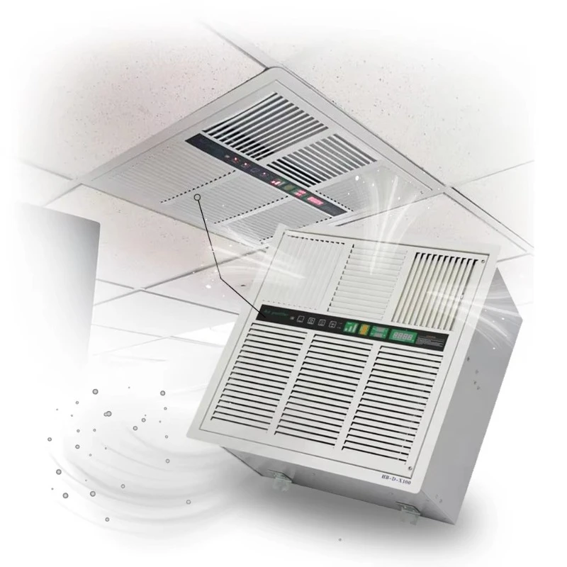 

Ceiling reusable deodorizer, air purifier to remove ammonia odor, bathroom HVAC remote control