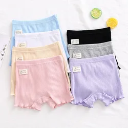 Cotton Girls Safety Pants Kids Short Pants Underwear Children Summer Shorts Underpants For 2-9Years Old