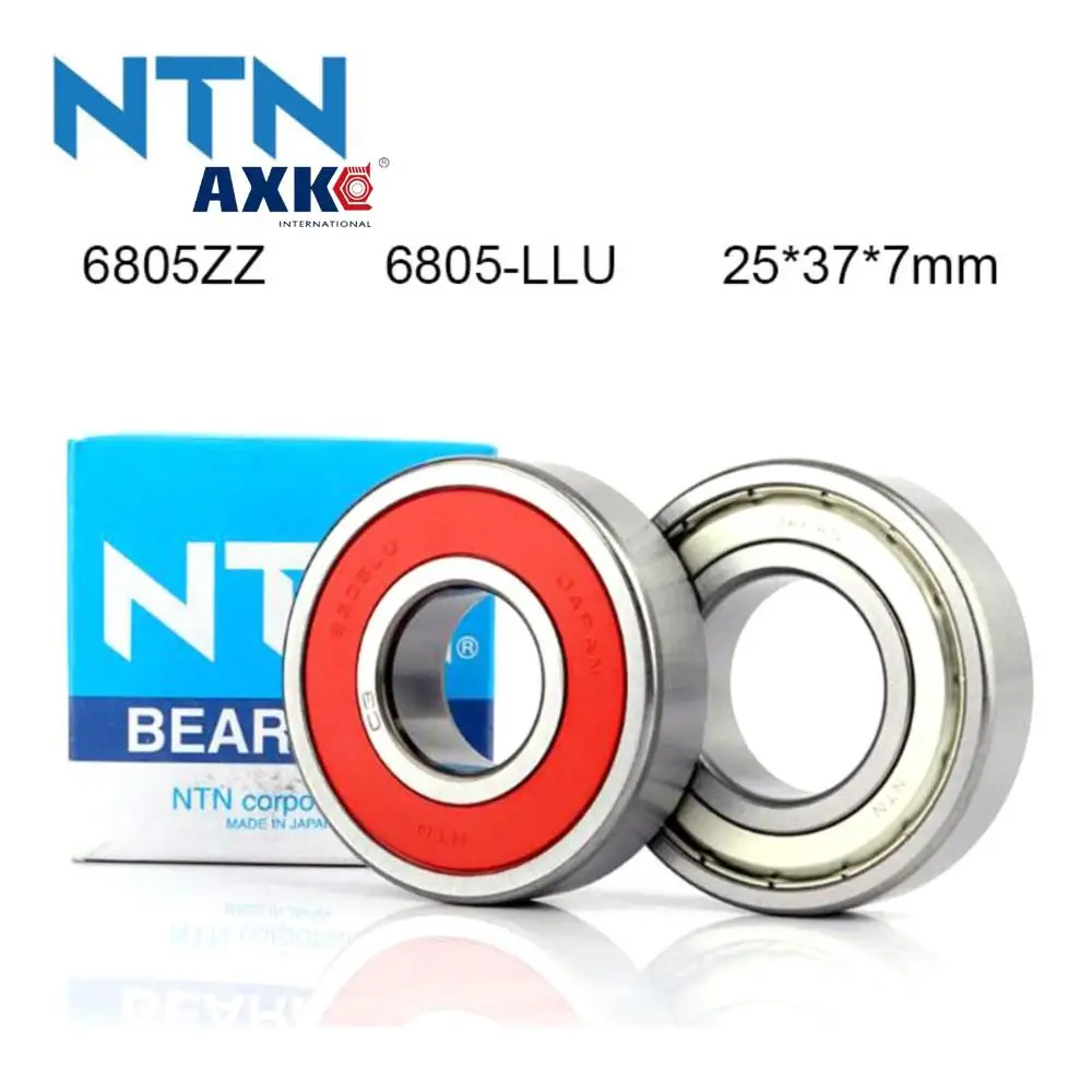 Japan NTN 100% Original Bearing 5Pcs 6805-ZZ 6805-LLU ABEC-9 Ball Bearing 25x37x7mm High Speed Deep Groove 6805 Ball Bearing