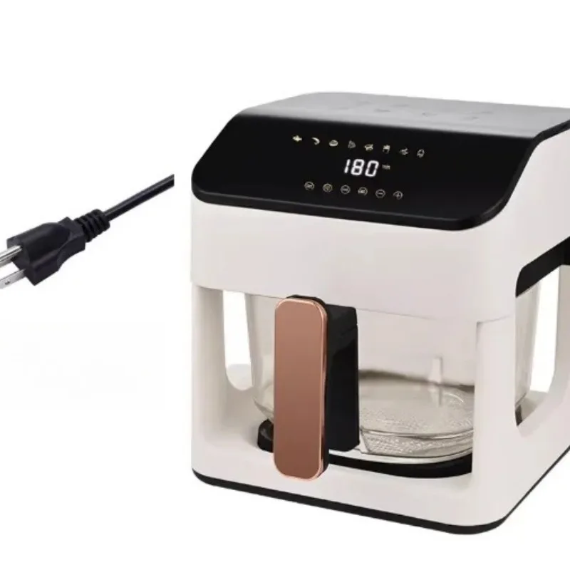 

8.5L Air Fryer Intelligent Temperature Controlled Oven 110V220V Household Transparent Full Glass Pot Automatic Electric Fryer
