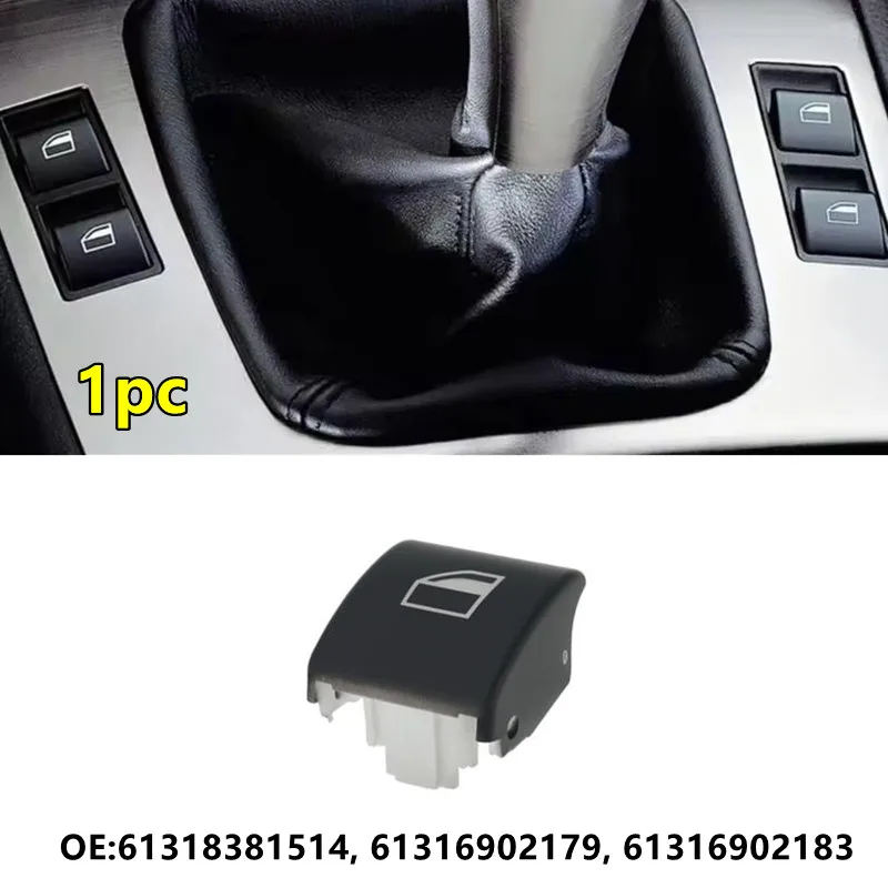 1pc 61318381514 Car Window Regulator Switch Button Cover Cap For BMW 3 Series E46 1997 1998 1999 2000 61316902179