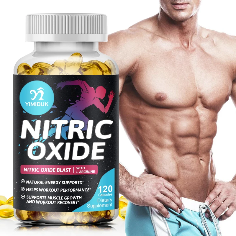 

Muscle Gain & Recovery Supplement - L Arginine Increases Muscle Strength Pump Boosts Nitric Oxide - 120 Capsules