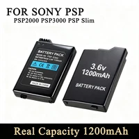 Paquete de batería recargable de iones de litio de 3,6 V y 1200mAh para Sony PSP2000 PSP3000 PSP 2000 3000, baterías de repuesto para mando de consola