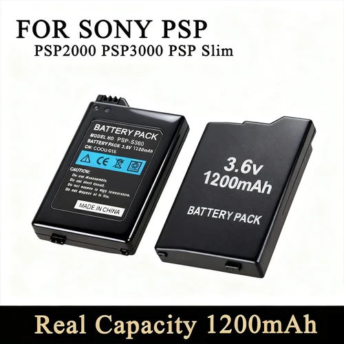 Paquete de batería recargable de iones de litio de 3,6 V y 1200mAh para Sony PSP2000 PSP3000 PSP 2000 3000, baterías de repuesto para mando de consola