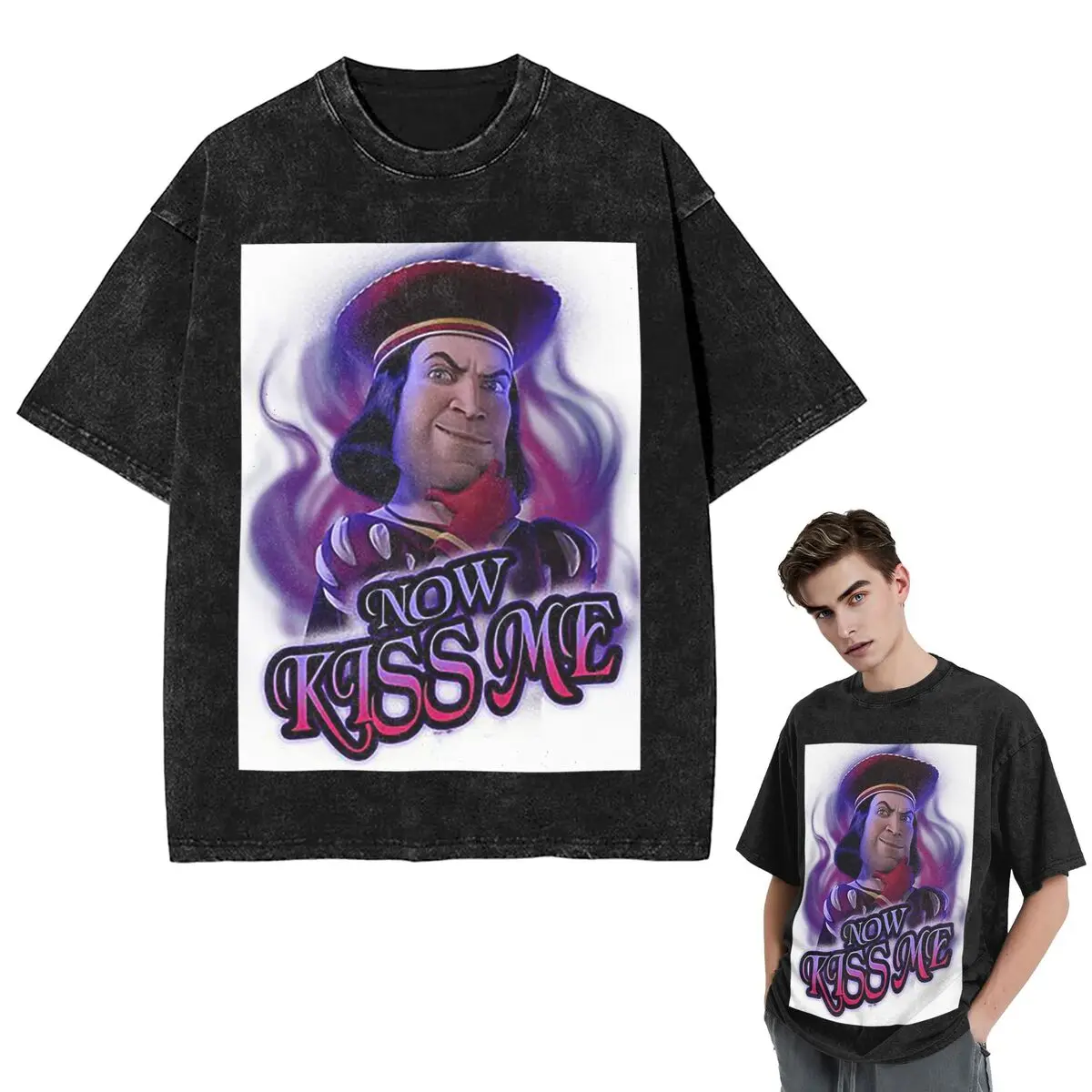 

Уличная одежда, футболки LoRd FaRQuaAd, стираная футболка с коротким рукавом, футболка в стиле хип-хоп, топы, футболки для мужчин и женщин