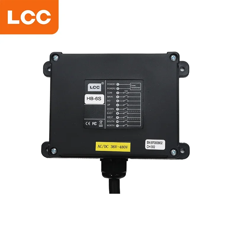 IP67 LCC HB-2S Waterproof Dustproof Oilproof 2 Button Single Speed Wireless Radio Crane Remote Control