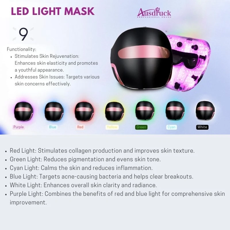 جهاز احترافي للعناية بالبشرة بالأكسجين والهيدروجين مع قشر الحرير بالموجات فوق الصوتية RF للترطيب العميق #5