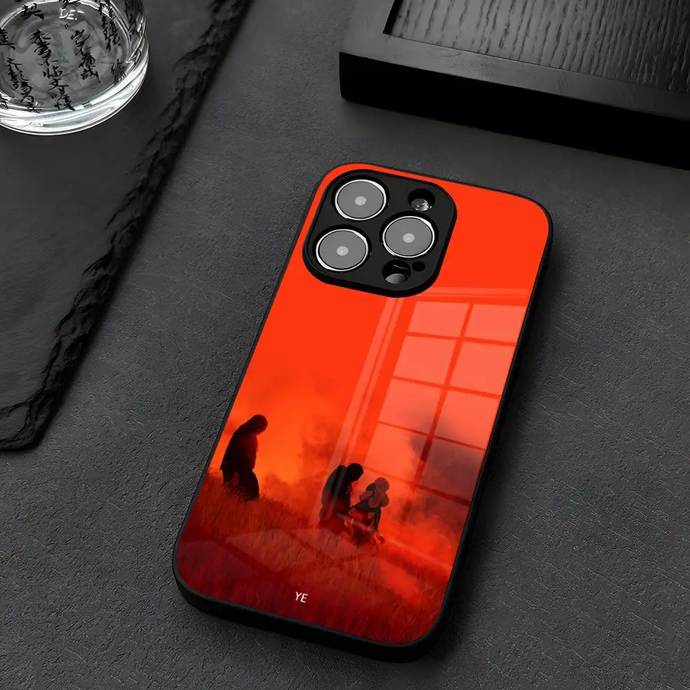 kanye Phone Case Glass For iPhone 12 15 14 13 16 11 Pro XS Max Plus Mini X XR E2020 Tempered Coque