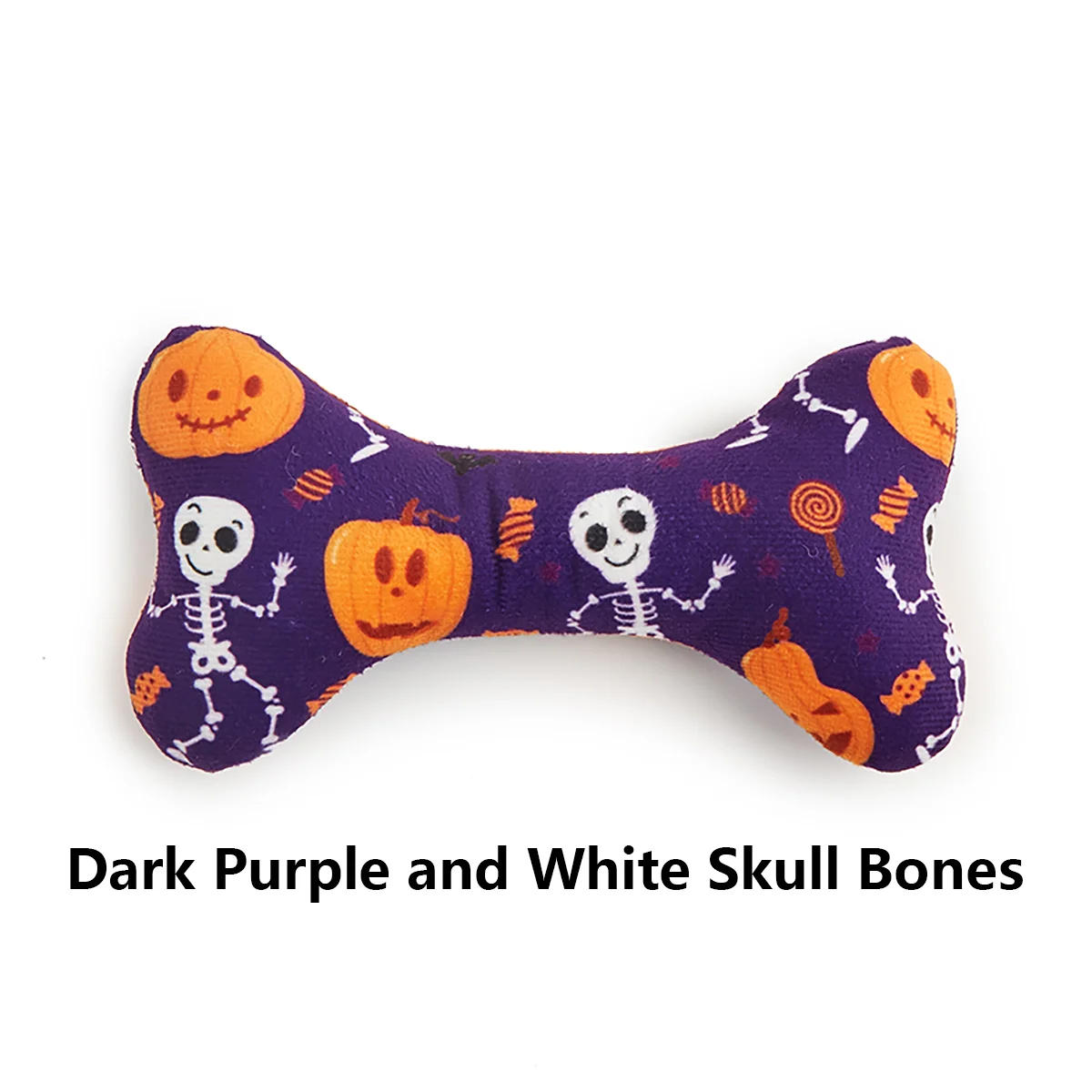 1 piece of Halloween pet bone sound toy, squeaking sound, cats and dogs daily self-entertainment