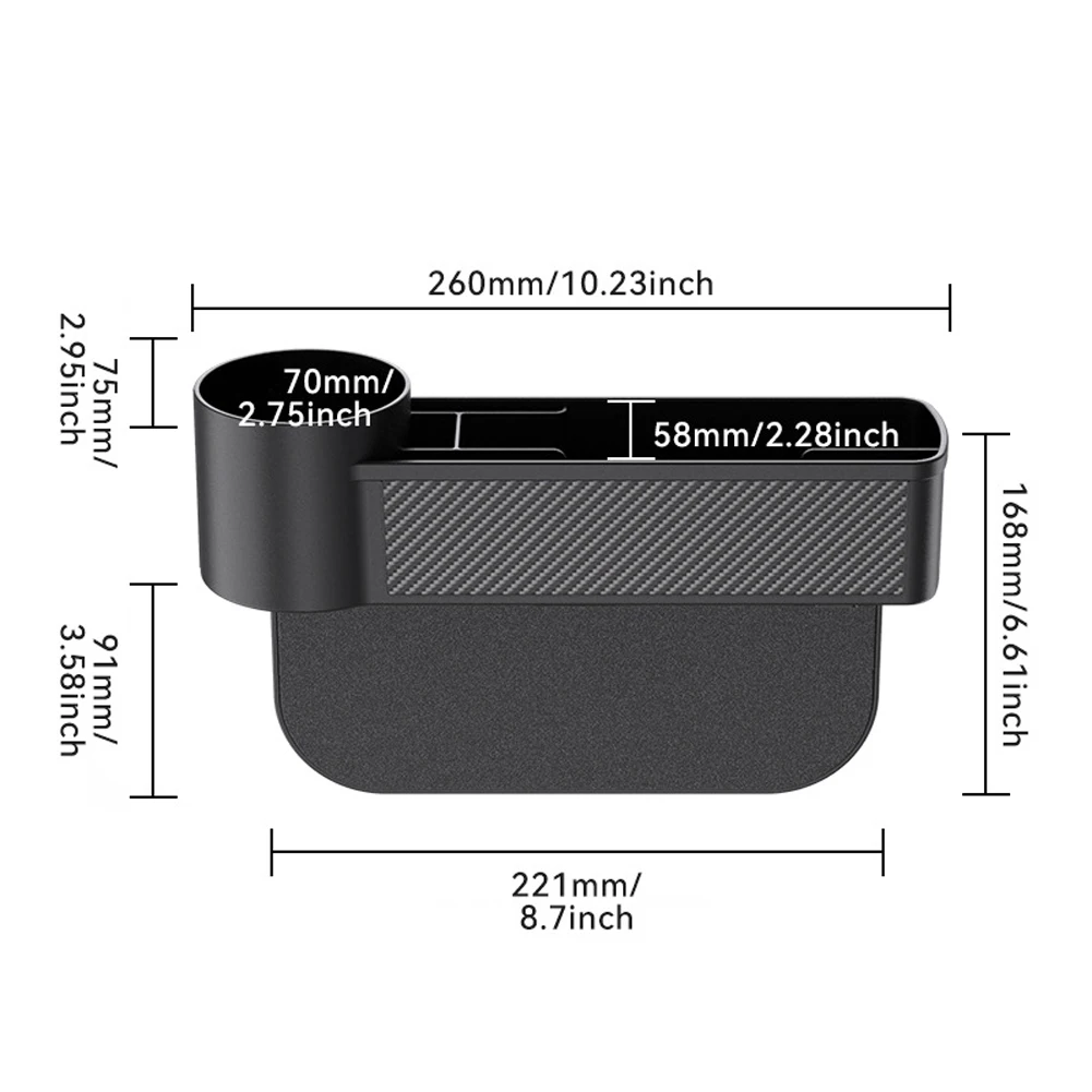 Автомобильный держатель для стакана, держатель для карт, телефона, ключей, карманный боковой контейнер для хранения с держателем для чашки, аксессуары для интерьера автомобиля